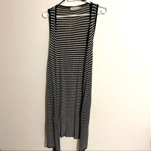 Cashmere Draped Cardigan Vest